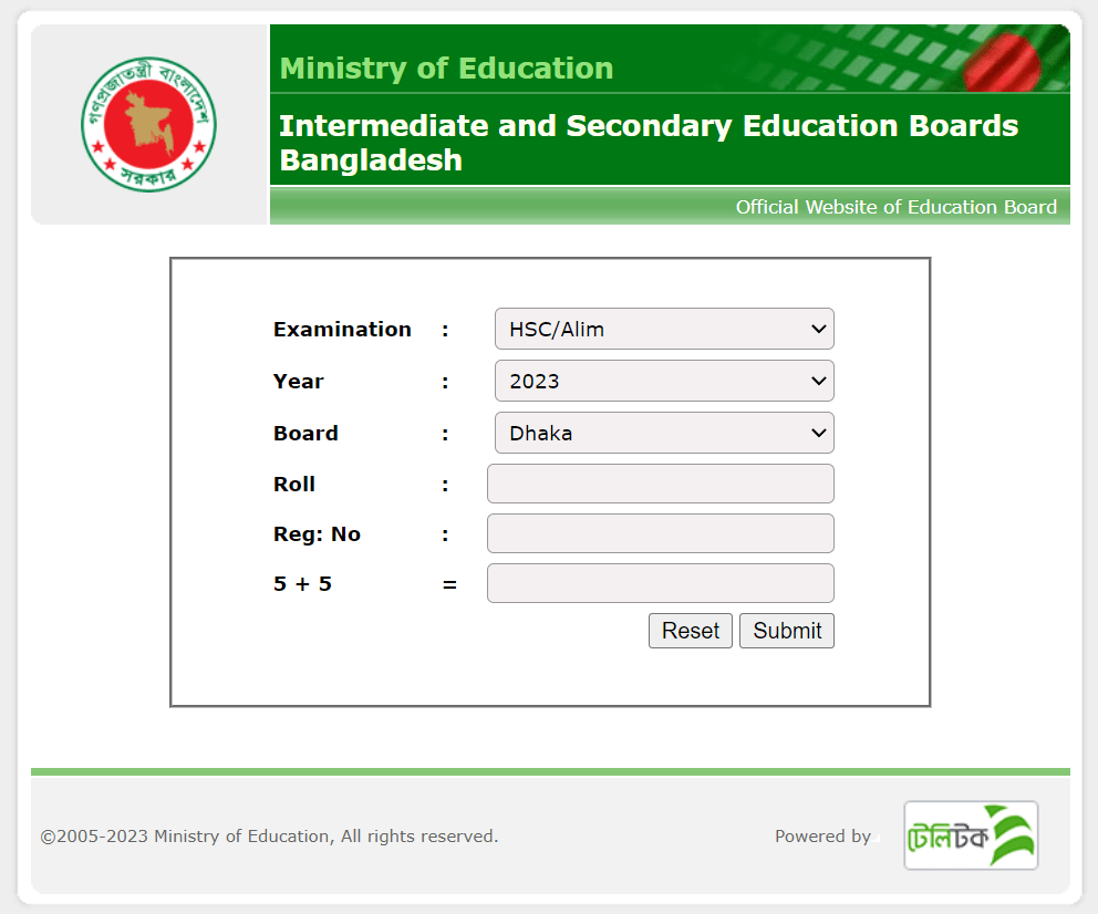 HSC Result 2023 Check Online with Full Marksheet - এইচএসসি রেজাল্ট ২০২৩ HSC Result 2023