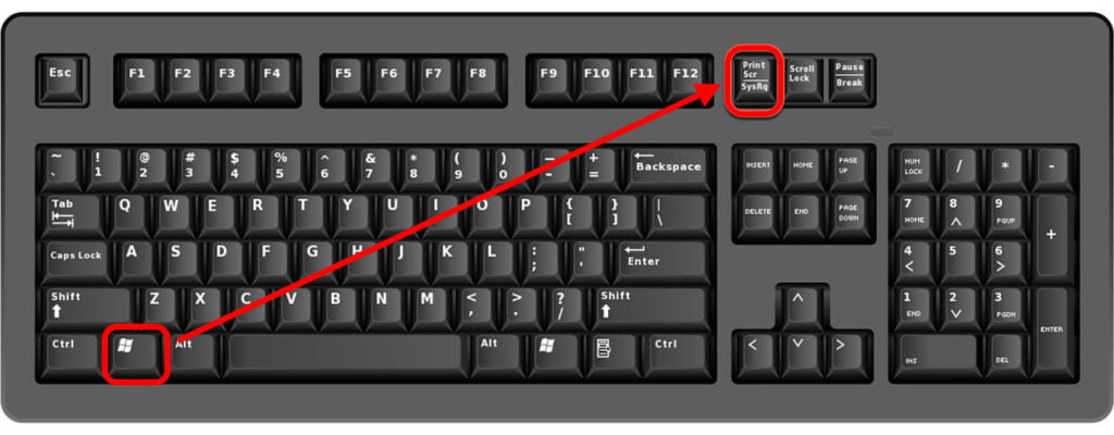 how to screenshot on pc