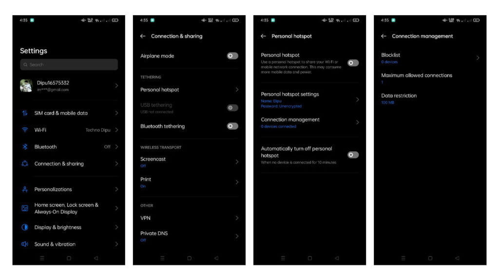 3 Hidden Settings of Mobile Hotspot 3 Hidden Settings of Mobile Hotspot