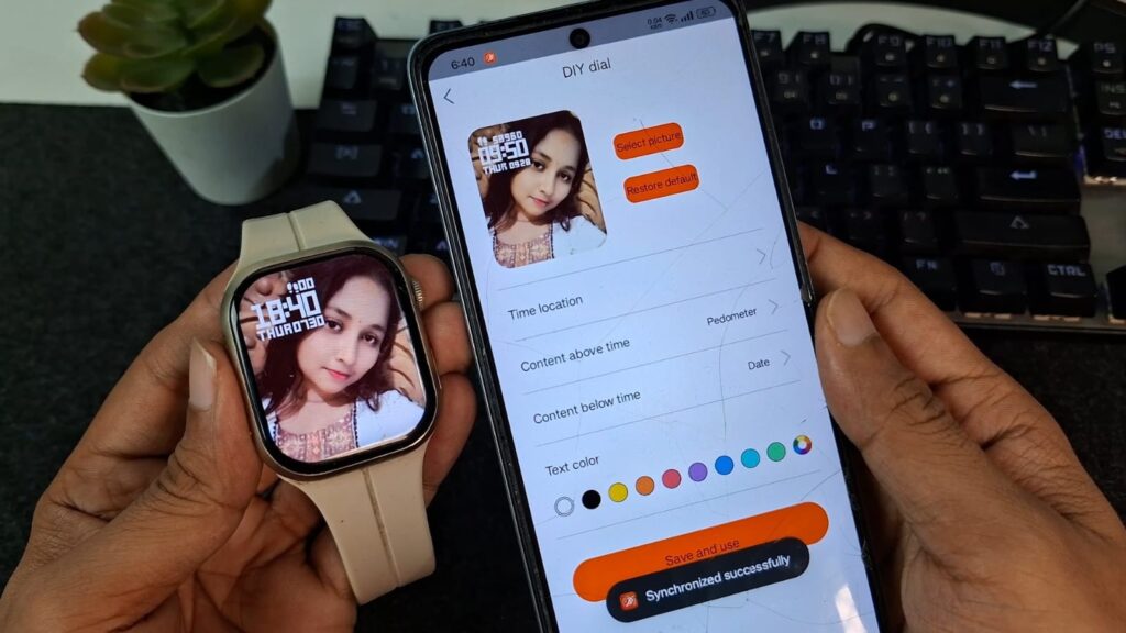 How to set custom wallpaper in smartwatch